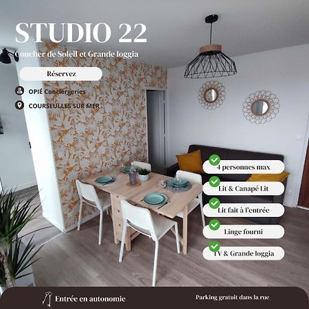 Studio 22 - Coucher De Soleil & Vue Mer Courseulles-sur-Mer Exteriér fotografie